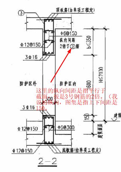 拉筋间距