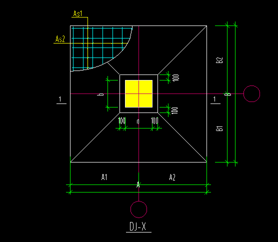 独立基础怎么画