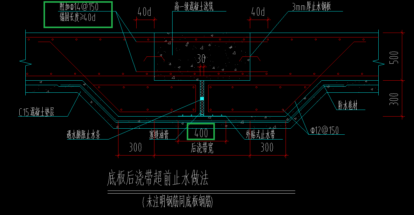 底板后浇带