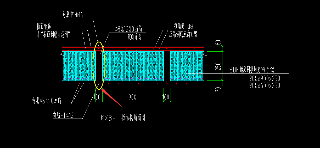 次肋梁