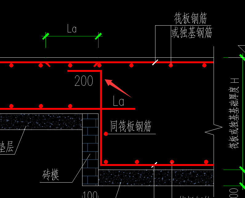 筏板高差
