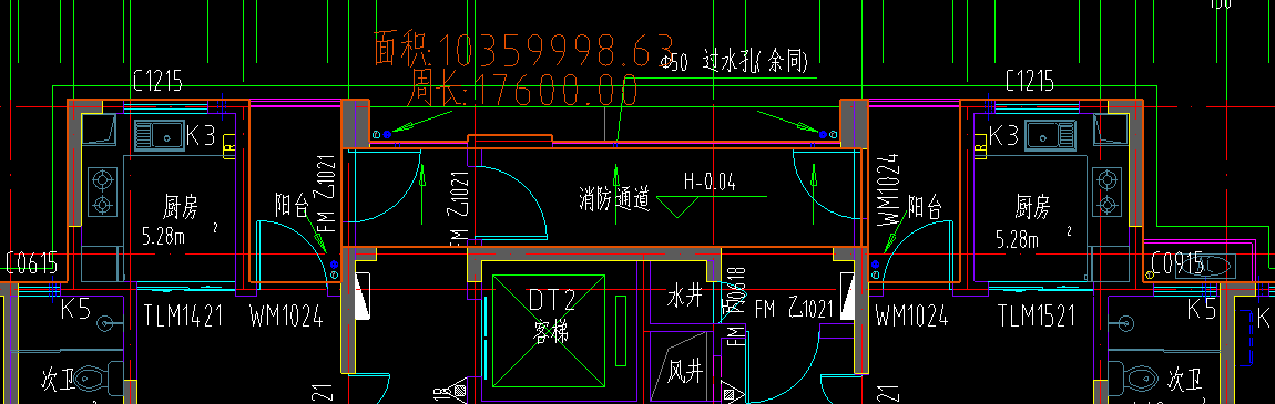 通道算建筑面积吗