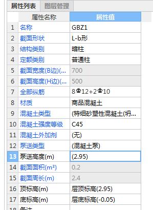 纵筋信息