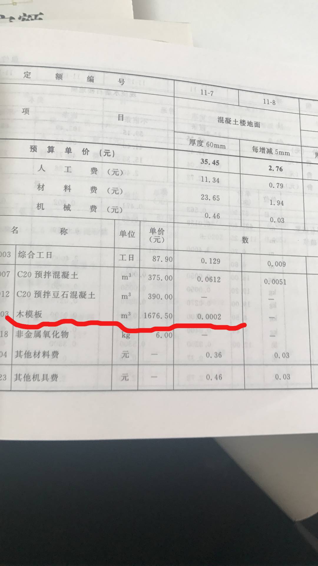 木模板