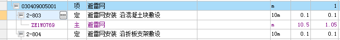 清單和定額