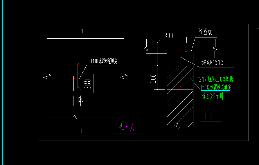 单构件