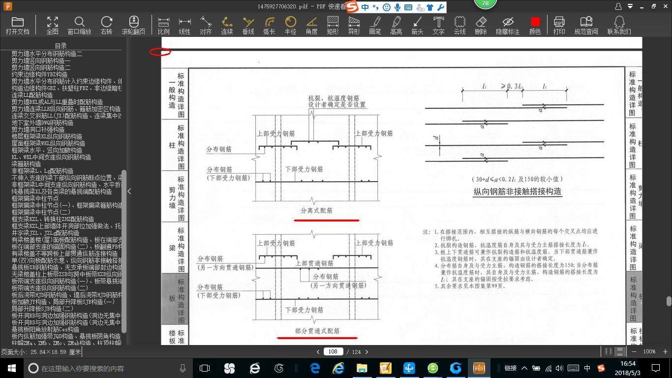 配筋表