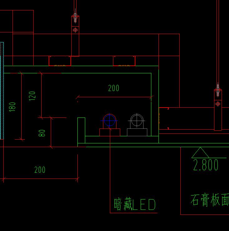 装修吊顶灯带算量问题