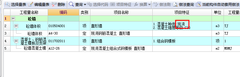 項(xiàng)目特征