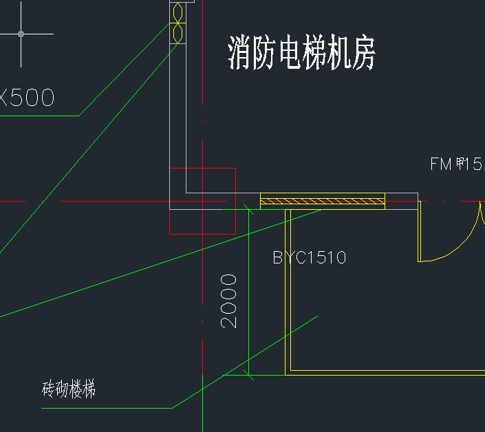 柱边线