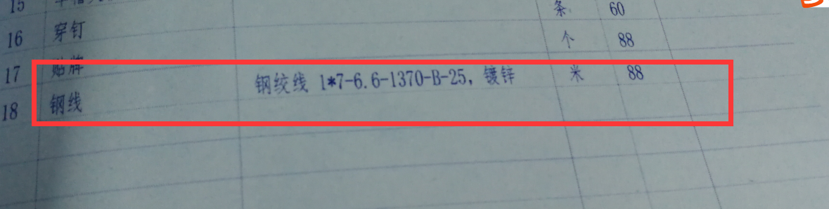 截图1中7/2.2吊线是什么意思？ 架空线100m辅助吊线是什么意思？-答疑解