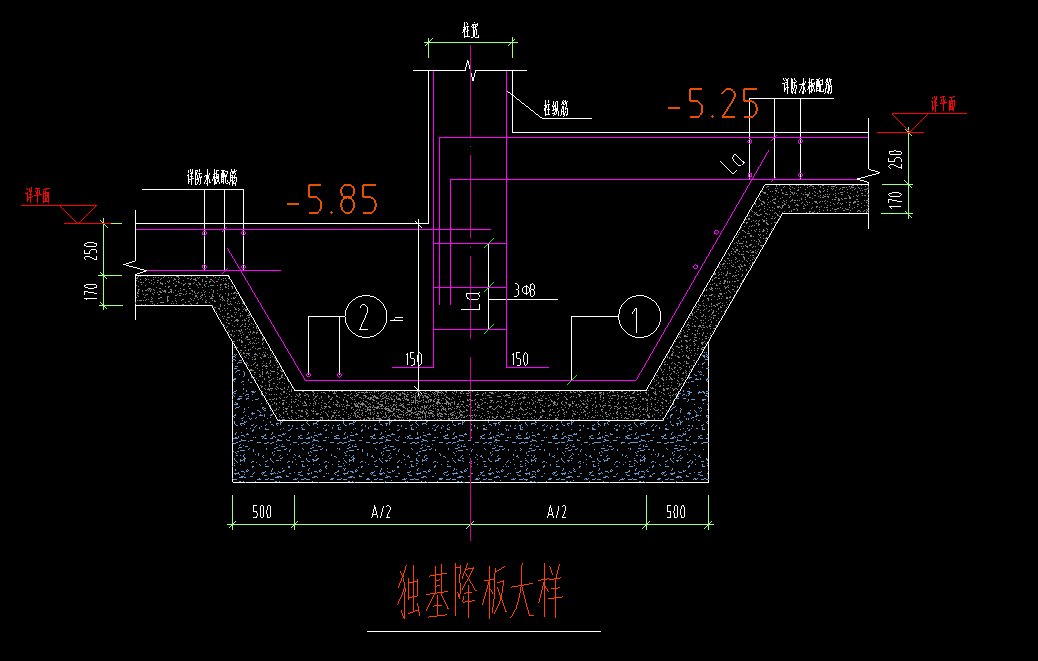 独立基础顶标高