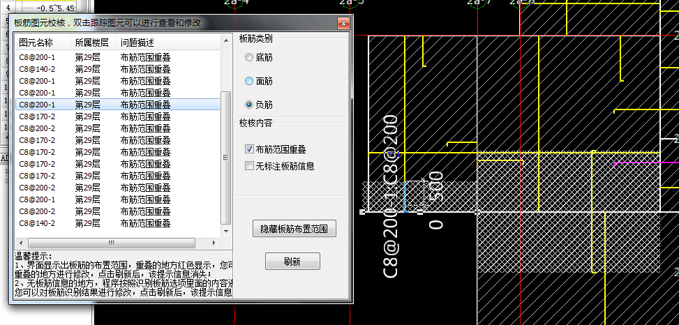 負筋