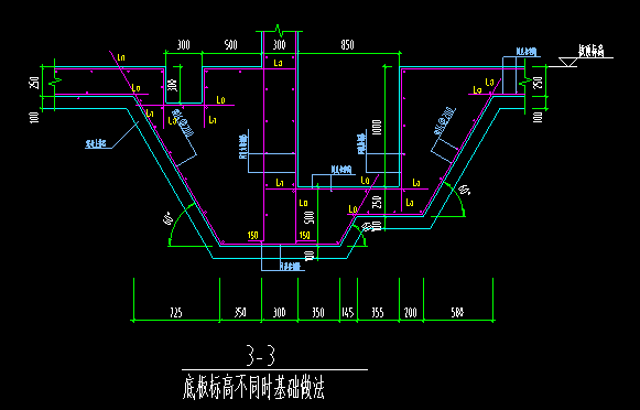 标高不同