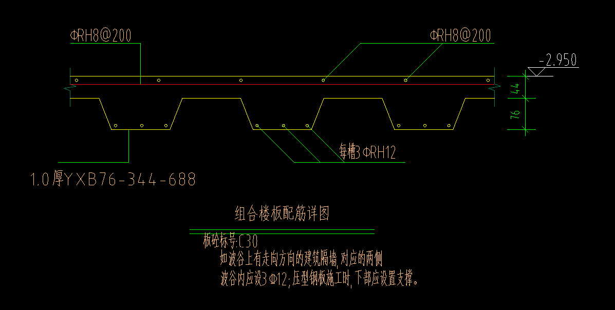 求教:组合楼板在钢筋软件中怎么画?