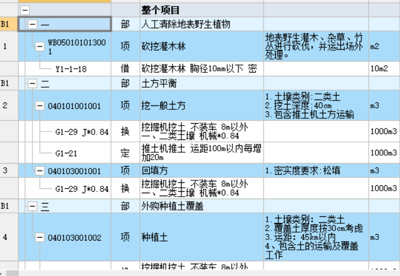 编制清单