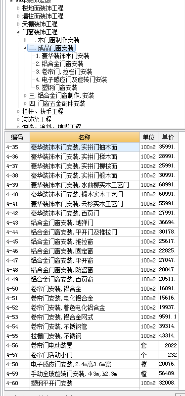 成品门