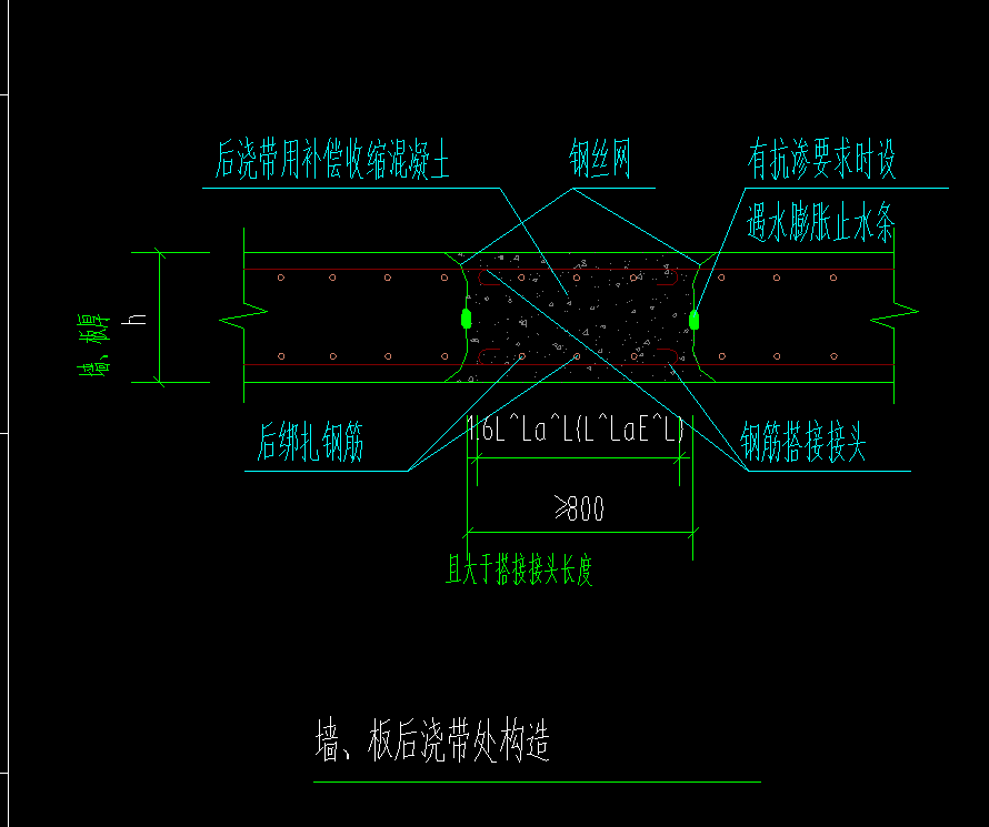 后浇带