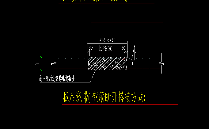 后浇带