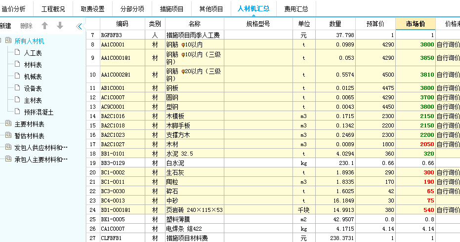 广联达清单