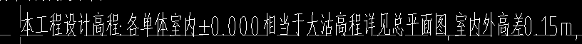 室外地坪相對標高