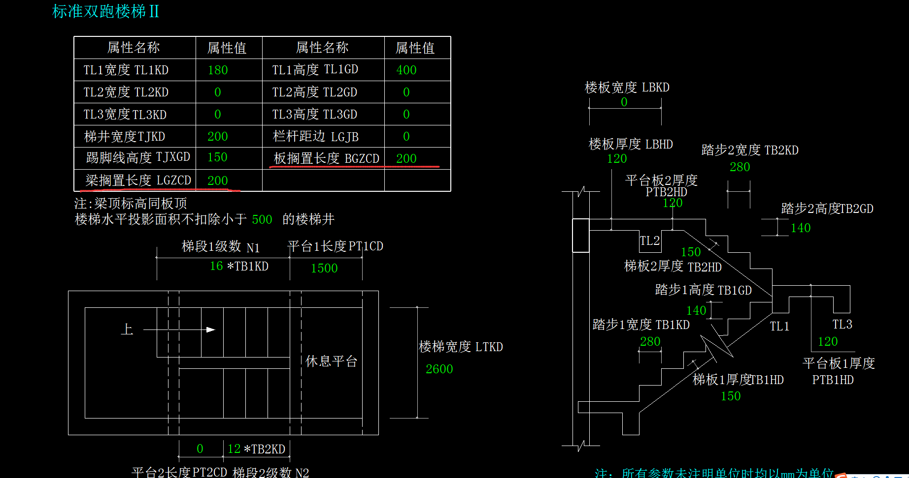 梁搁置长度