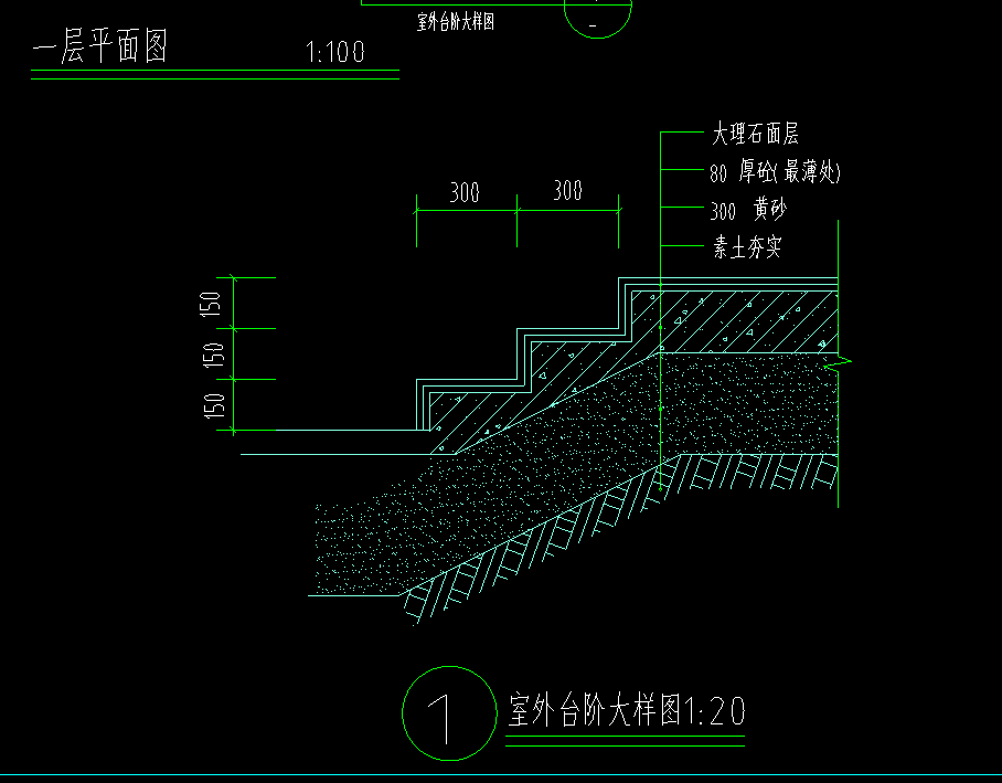 r如图台阶手算怎么计算