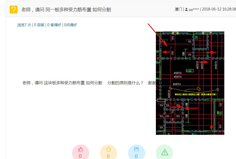 受力筋布置