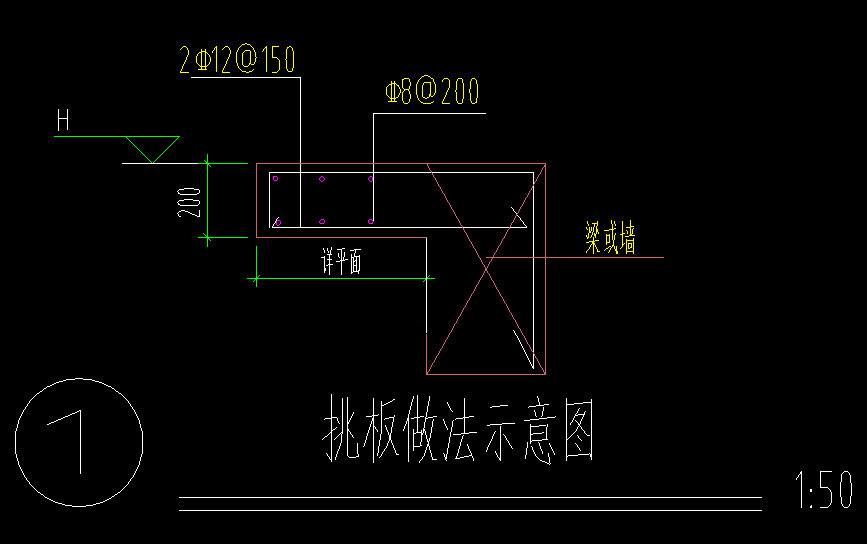 挑板钢筋怎么布置