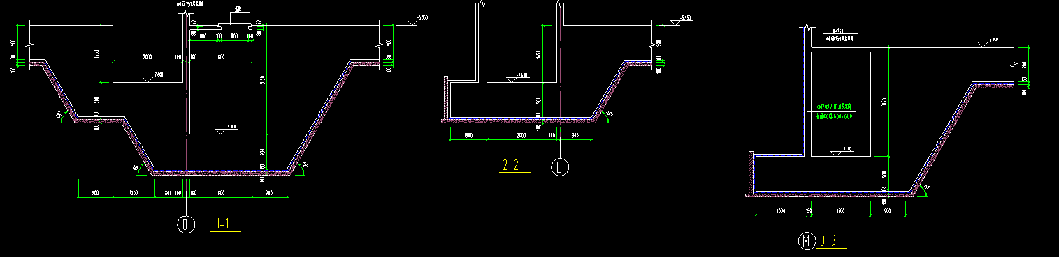 集水坑详图,怎么绘制