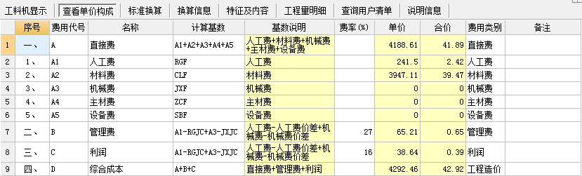 單價