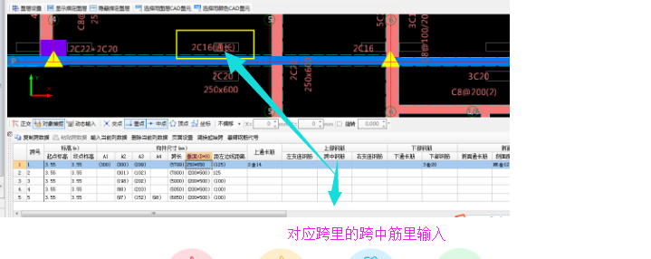 通長鋼筋
