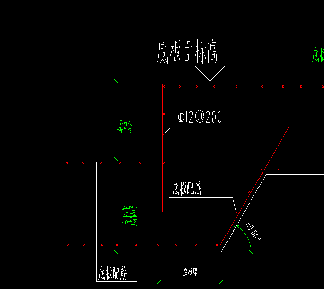 筏板变截面