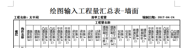 块料面积