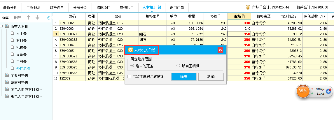 定額