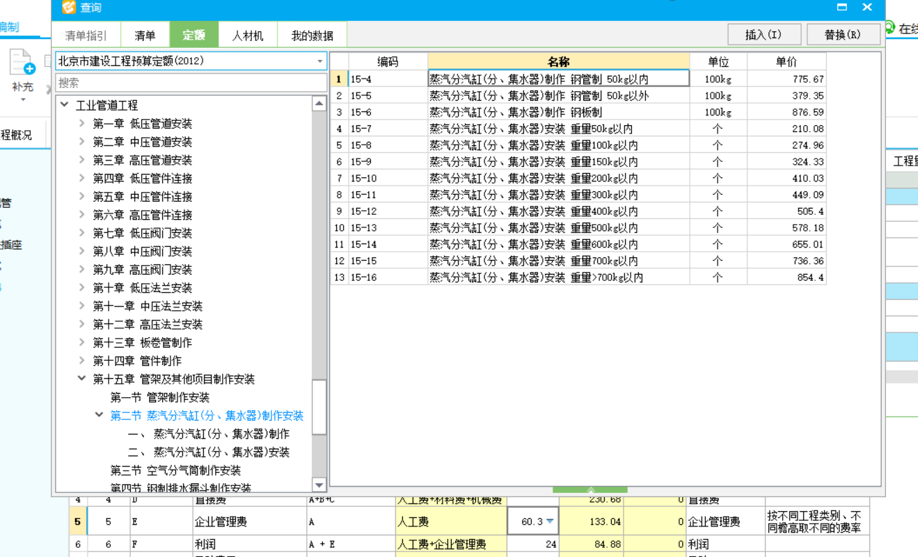 项目特征