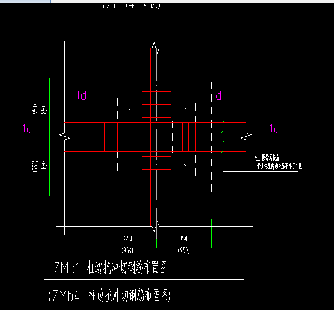 车库楼层板柱帽柱边抗冲切钢筋布置图的信息内容在软件那块输入呢