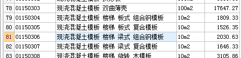 套定額子目