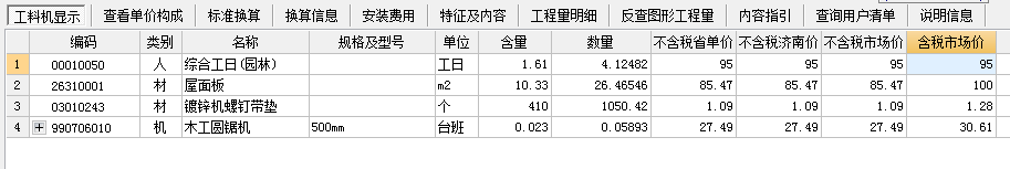 材料调价