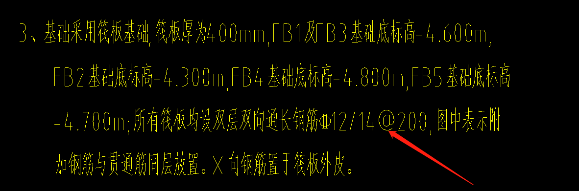 筏板钢筋