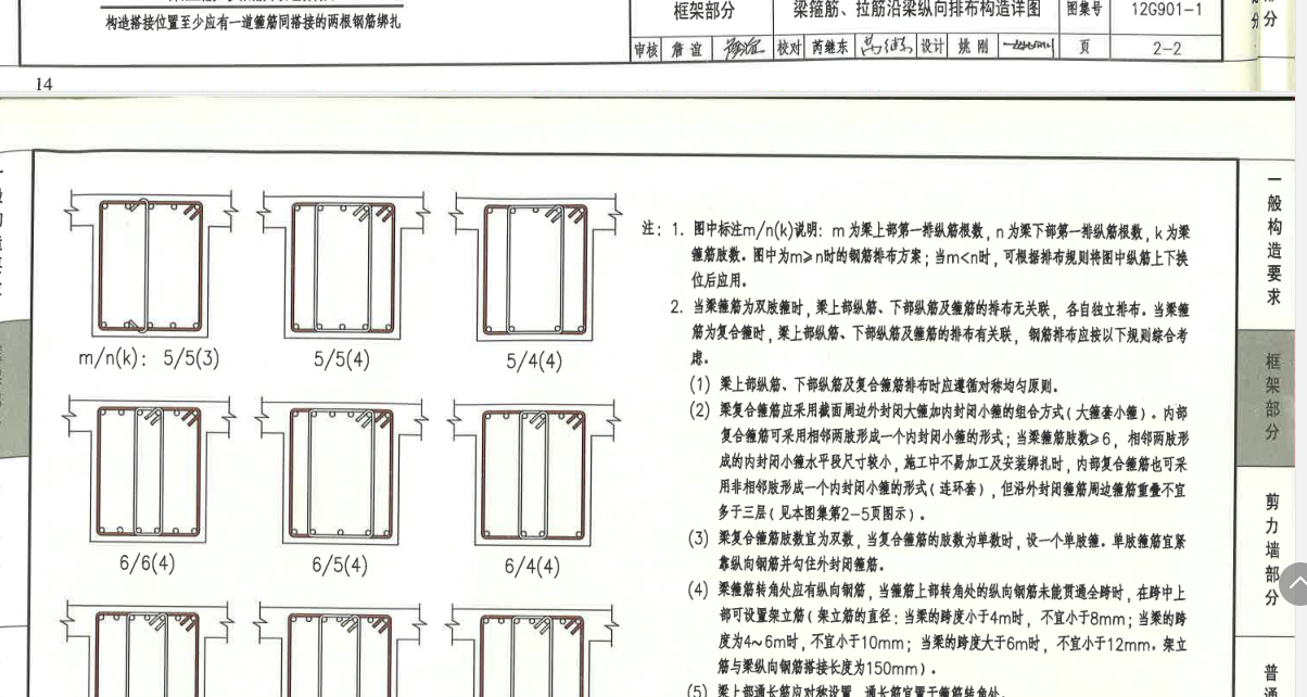 纵筋根数