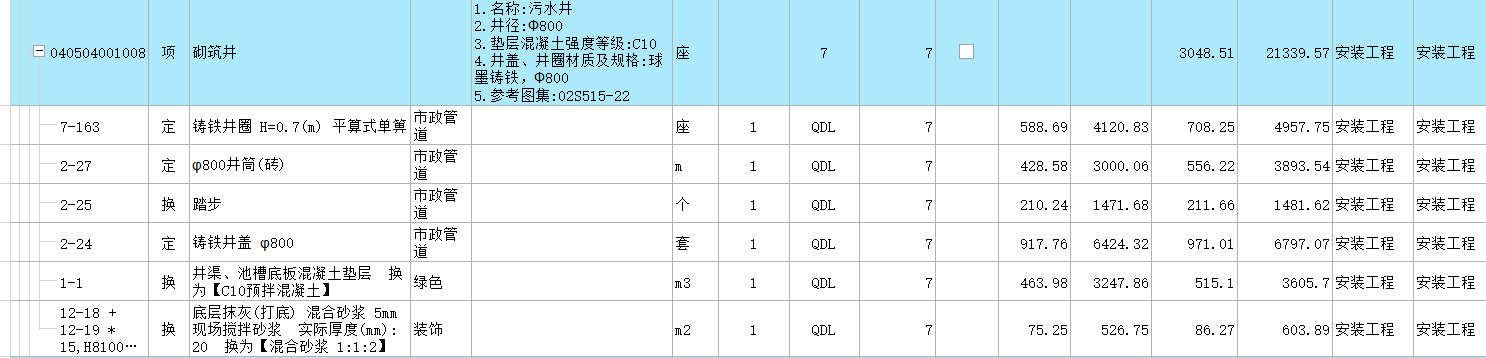 污水井