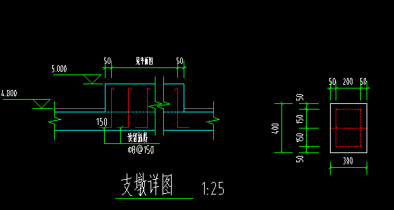 支墩画发