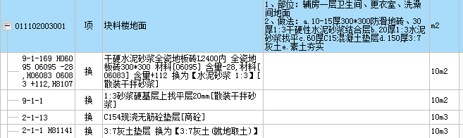 块料