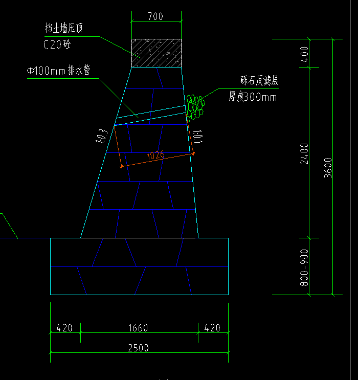 请问老师如图挡土墙脚手架是从基础底开始计算3.