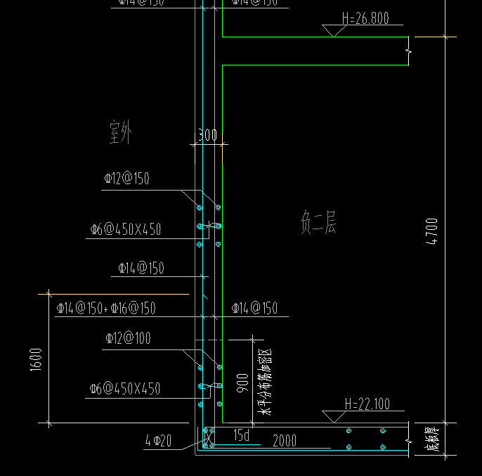 水平筋