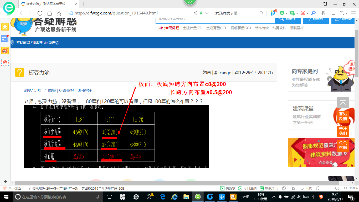 受力筋