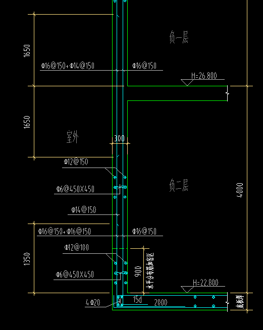 求专家解答这样的剪力墙垂直分布筋软件中怎么定义