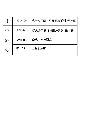 铝合金窗