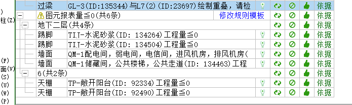 显示工程量